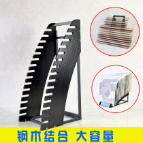 Fang Ruida multifunctional tile display stand stone 600800 floor tile wood floor ceramic shelf floor-standing display frame