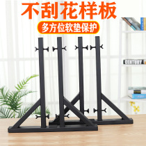 Fang Ruida wrought iron 900*1800 marble tile board 750*1500 display stand solid wood door rock board display frame