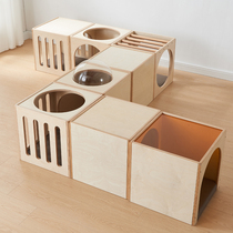 Best Early Education Daycare Indoor Sensory Climbing Cube Visual Sensory Experience Combination Multifunctional Climbing Set