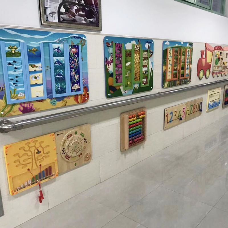 Early Childhood Education Corridor Game Board Wall Toys Kindergarten Teaching Tools Science and Technology Wall Indoor Power Generation Board