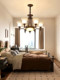 American Retro Chandelier, Living Room Main Light, Master Bedroom, Dining Room, Study Room Light, Antique Style Villa Light, Creative European Style Lighting Fixtures