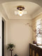 Vintage Resin Flower Ceiling Light Balcony Lighting Aisle Corridor Light Entryway Bay Window Creative French Mid-Century Style