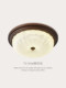 American Retro Led Ceiling Lamp, Master Bedroom Room Lamp, Warm Entrance Hall Lamp, Creative Glass European Style Lamp