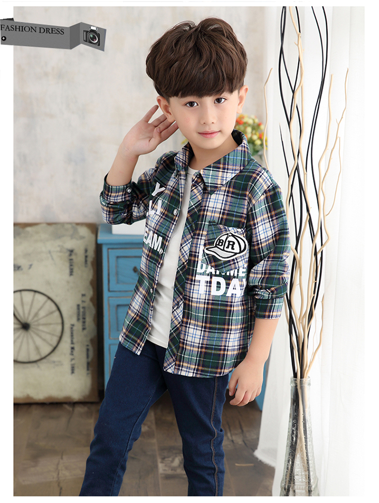 Chemise garcon DLZX à manche longue - Ref 2072769 Image 30