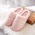 dép bông trong nhà nữ Hàn Quốc dễ thương sang trọng dày đáy giày tháng ấm dép bông vài nhà nam mùa đông - Trang chủ dép nhựa đi trong nhà tắm Trang chủ