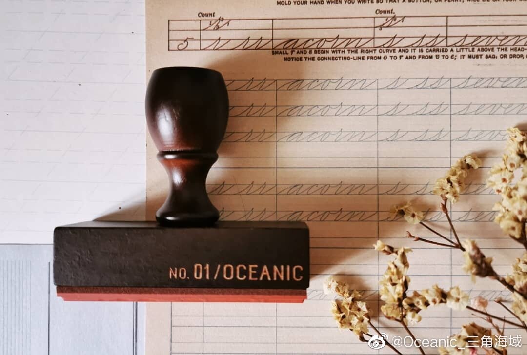 (Xiao Lin a few) Spot oceanic deep-sea letters Polar Beech Handle Seal Limited