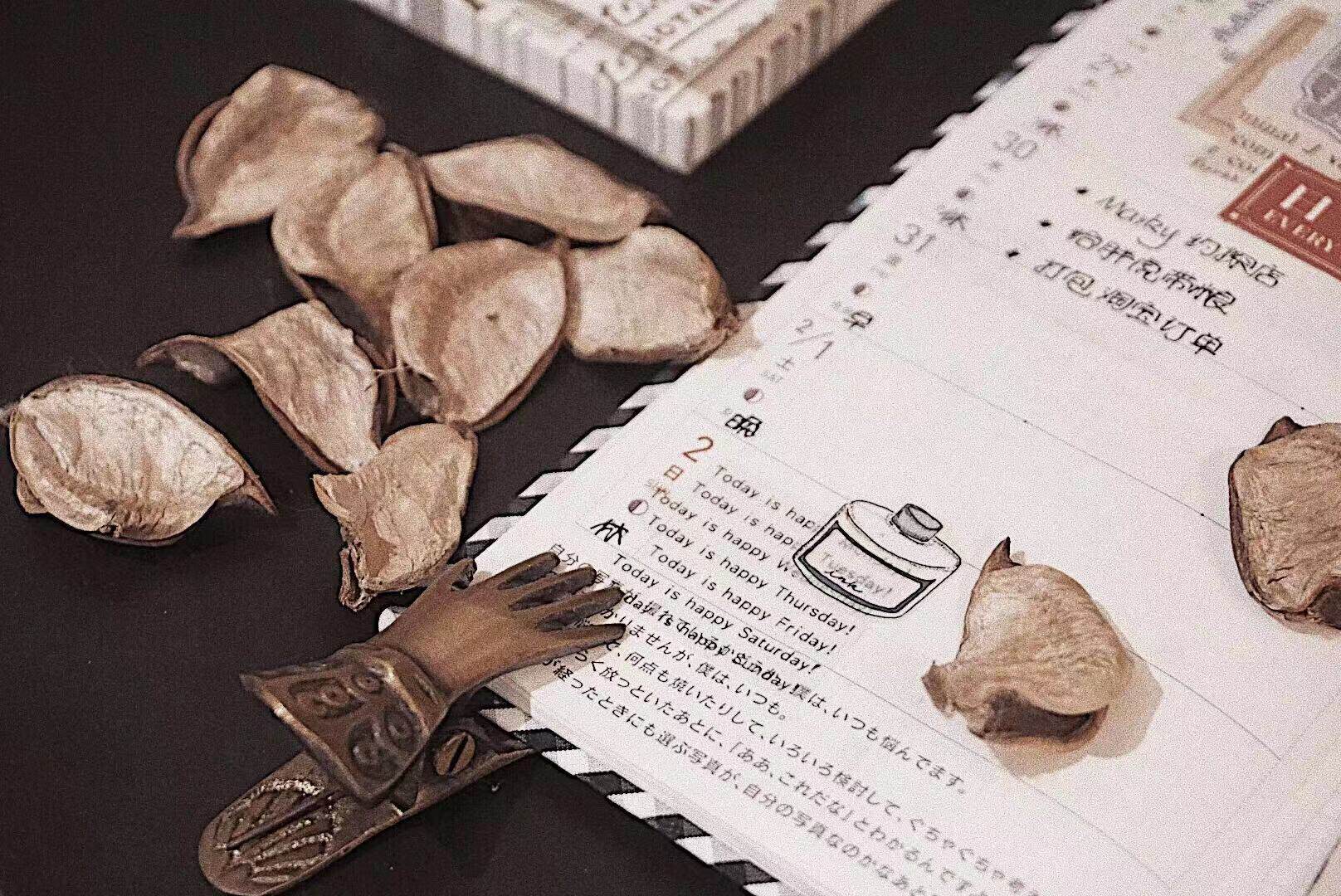 (Kobayashi) Japan Amoy Retro Small Objects Posing Brass Vintage Metal Clips