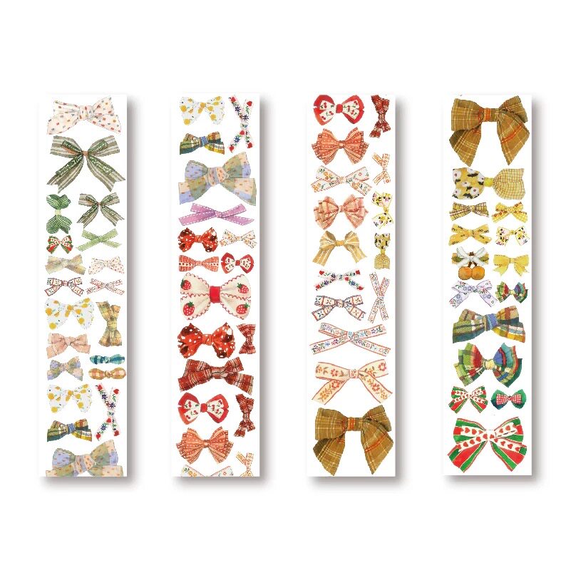 Soul painter Xiaolin classmate Butterfly bow 2 hand tape and paper PET annual special oil cycle assembly