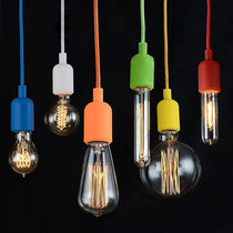 Guangyao lighting fashion color silicone chandelier can be matched with Edison retro light source bar window chandelier