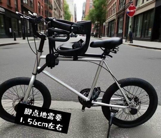 20-Zoll-Erwachsenenfahrrad mit Scheibenbremse und nicht variabler Geschwindigkeit für männliche und weibliche Studenten beim Pendeln, Kinderstuhl mit Baby, Pedal-Eltern-Kind-Fahrrad