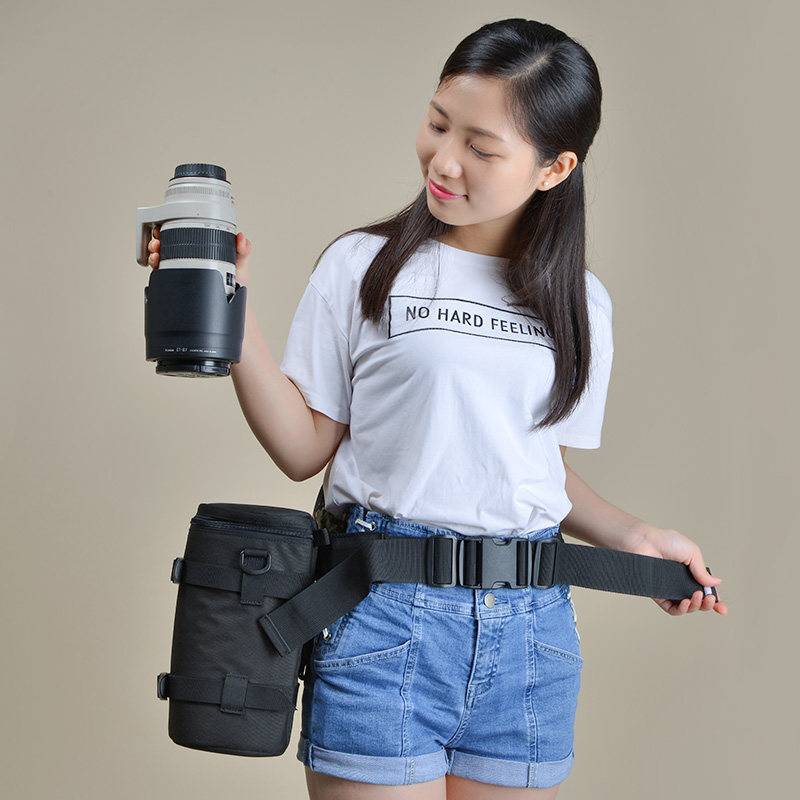 Saifutu multi-functional photography belt hanging shoulder bag belt suitable for 70-200 small white lens barrel bag set