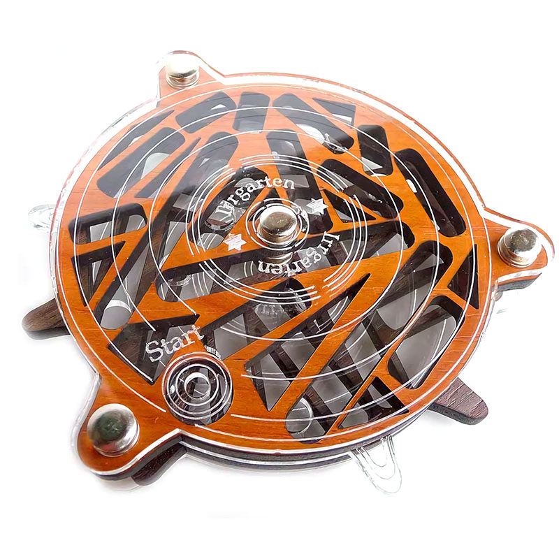 товар из китая siebenstein-spiele三层迷宫irrgarten 木质益智烧脑滚珠玩具解谜 Siebenstein/spiele