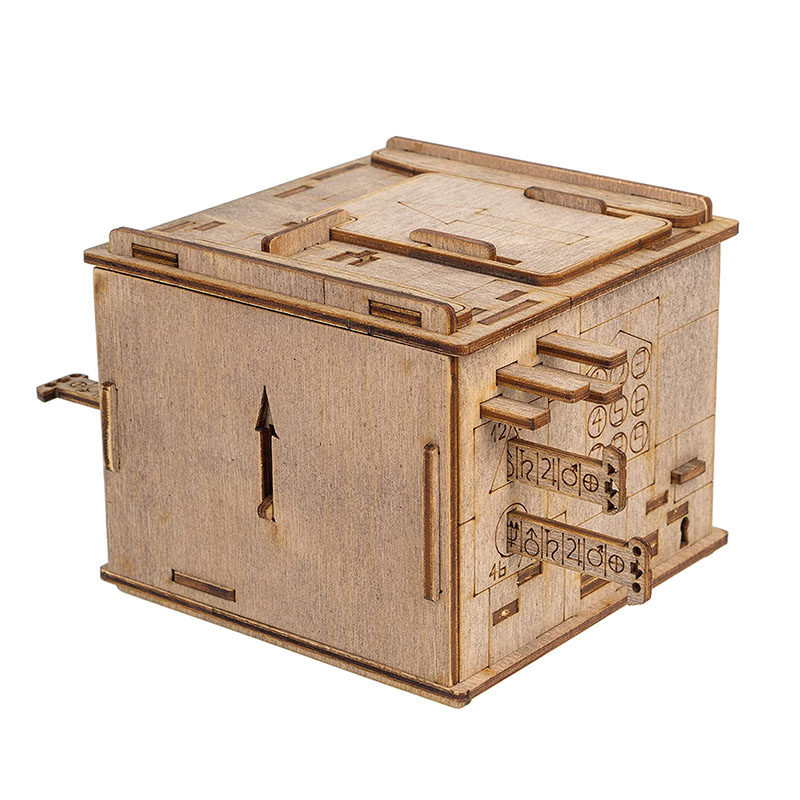 товар из китая esc welt太空盒space box 烧脑木质解谜机关匣益智puzzle德国玩具