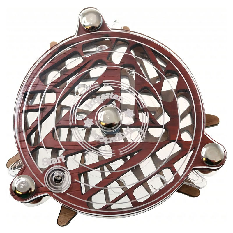 товар из китая siebenstein-spiele三层迷宫irrgarten 木质益智烧脑滚珠玩具解谜 Siebenstein/spiele