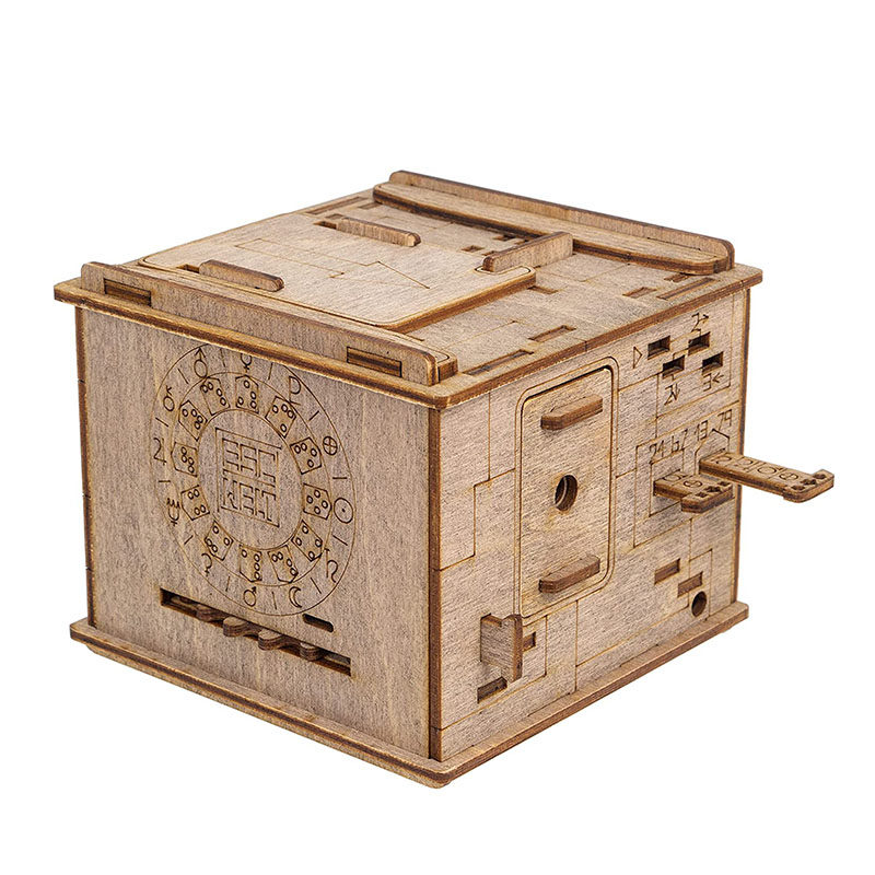 товар из китая esc welt太空盒space box 烧脑木质解谜机关匣益智puzzle德国玩具