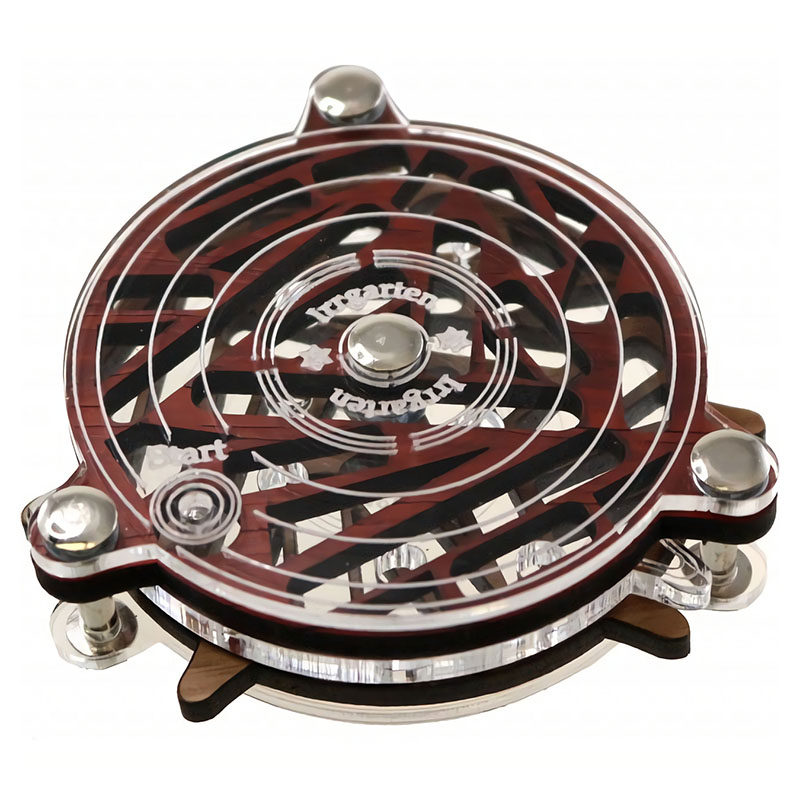 товар из китая siebenstein-spiele三层迷宫irrgarten 木质益智烧脑滚珠玩具解谜 Siebenstein/spiele