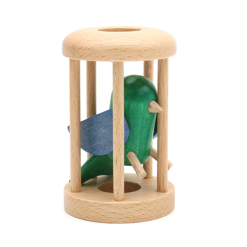 Настольная игра owl in cage 笼中之鸟笼中取物孔明锁智力益智解谜玩具木质猫头鹰