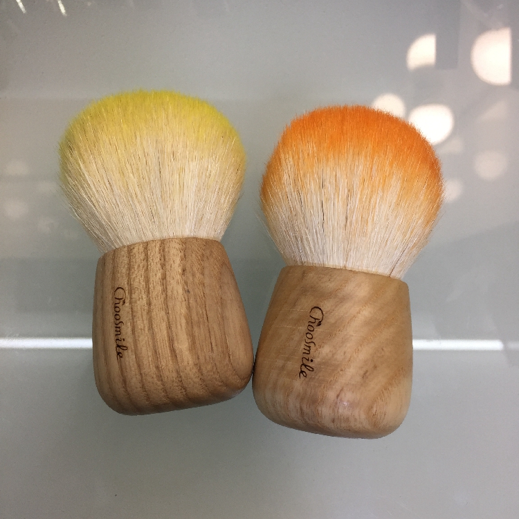 Fun Beauty New Wool Portable Makeup Brush Short Handle Makeup Brush Loose Powder Brush Blush Brush Portable