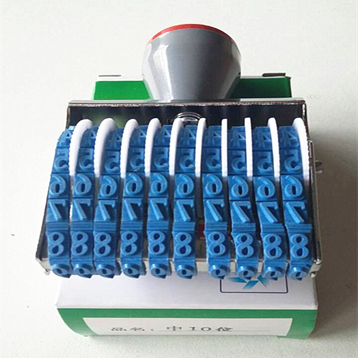 Medium 10 rotating wheel seal digital stamp number seal rotating wheel seal date seal