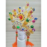 Буддийские принадлежности на Тайване, традиционная ива южного Фудзиана, двухцерорная императорская шляпа, крупный император Вэнь Гуан Чженву Император Главный Корона