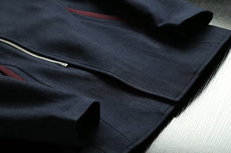Cao cấp mùa xuân hàng thịt bò nam áo len thời trang mỏng nam dài phần len mỏng áo len shop áo khoác nam