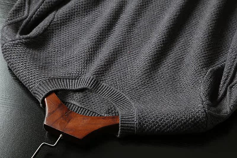 Vải là cotton chủ chốt cộng với áo len nam cashmere áo len nam cổ tròn dài áo nam hàng hiệu