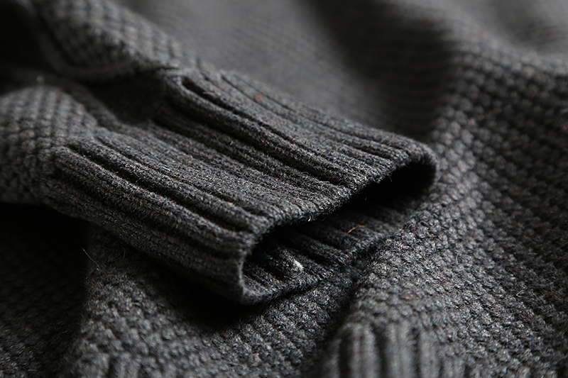 Vải là cotton chủ chốt cộng với áo len nam cashmere áo len nam cổ tròn dài áo nam hàng hiệu