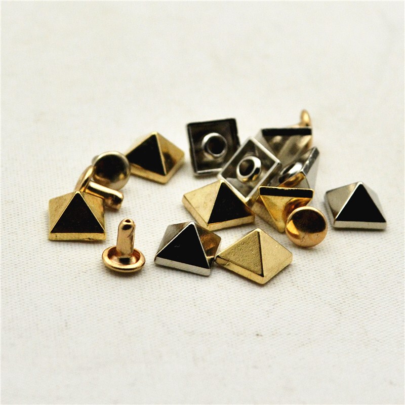 Valentino Rivets and Studs Accessories DIY Alloy Square Studs Pyramid Clothing Sandals Bag Accessories Materials
