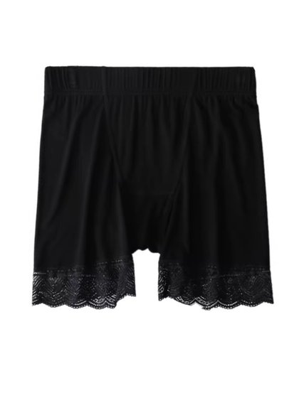 莫代尔纯棉安全裤女夏季薄款防走光不卷边内裤二合一大码打底短裤