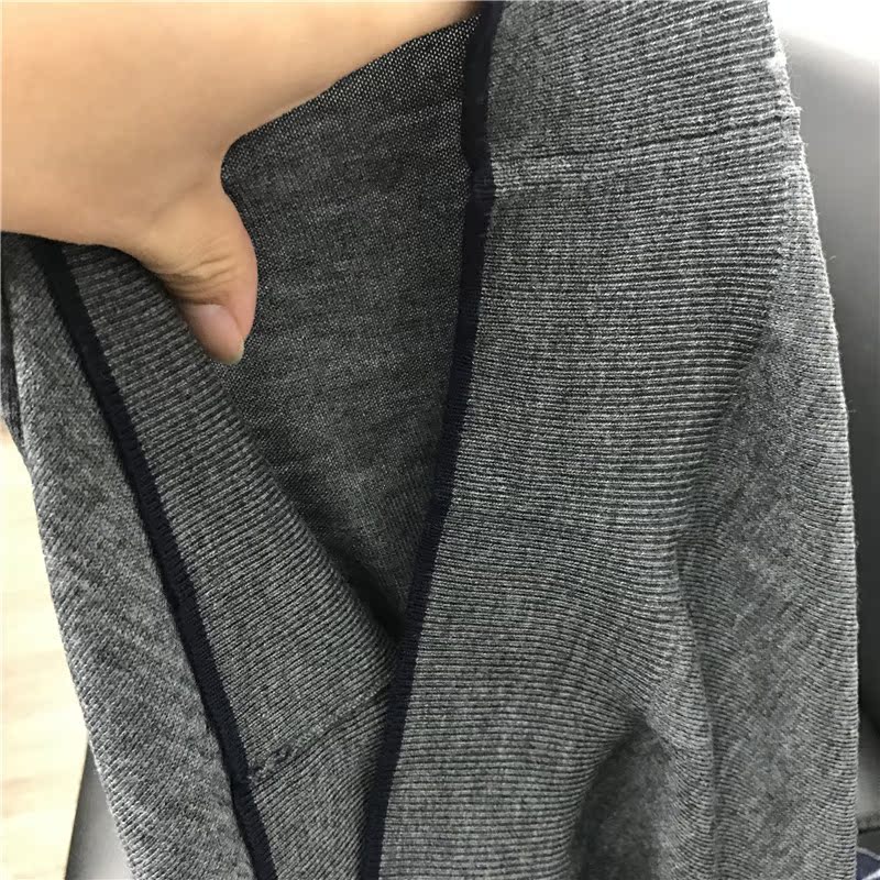 Hàng nhọn Ý! 100 len merino! Áo len mỏng cổ tròn cho nam áo khoác nỉ nam