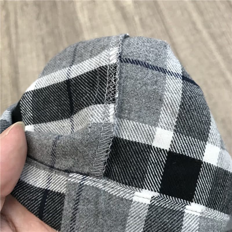 Sản xuất trong phòng phù hợp! Đàn ông sắt đang đến! U + nam mùa thu và mùa đông nhà flannel pyjama quần thun quan lot nam