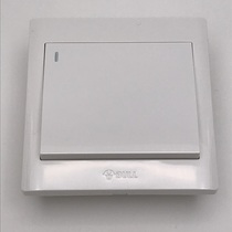 Bull wall power switch button dark white panel single open one open double control project home decoration 86 fluorescent