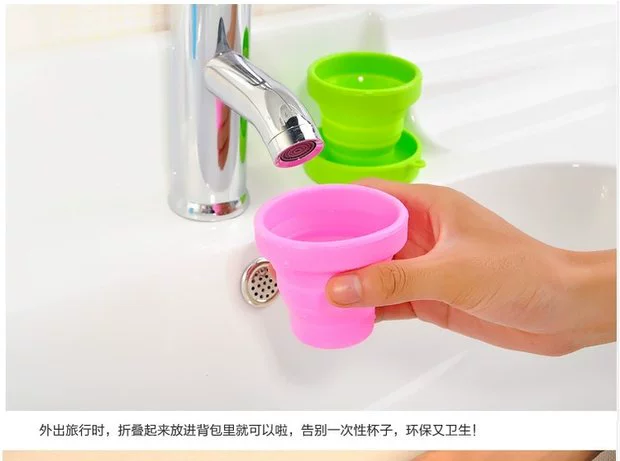 Du lịch Du lịch Di động Sáng tạo Bàn chải đánh răng Cup Cup Cup Bộ đồ vệ sinh Du lịch Silicone ngoài trời Wash Cup - Rửa sạch / Chăm sóc vật tư hộp đựng đồ trang điểm cá nhân