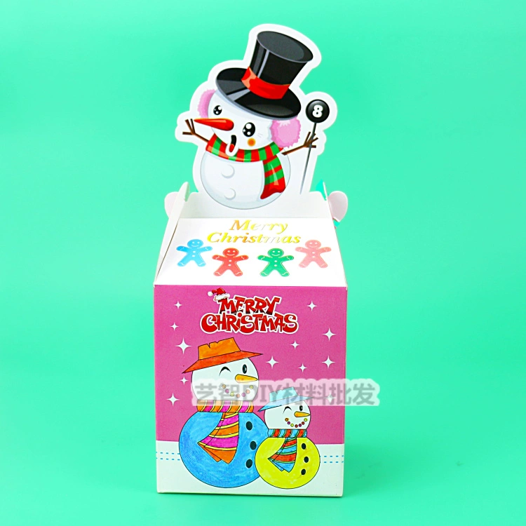 Đêm Giáng Sinh Apple Box Giáng Sinh Tranh Quà tặng Hộp mẫu giáo DIY Creative Handmade