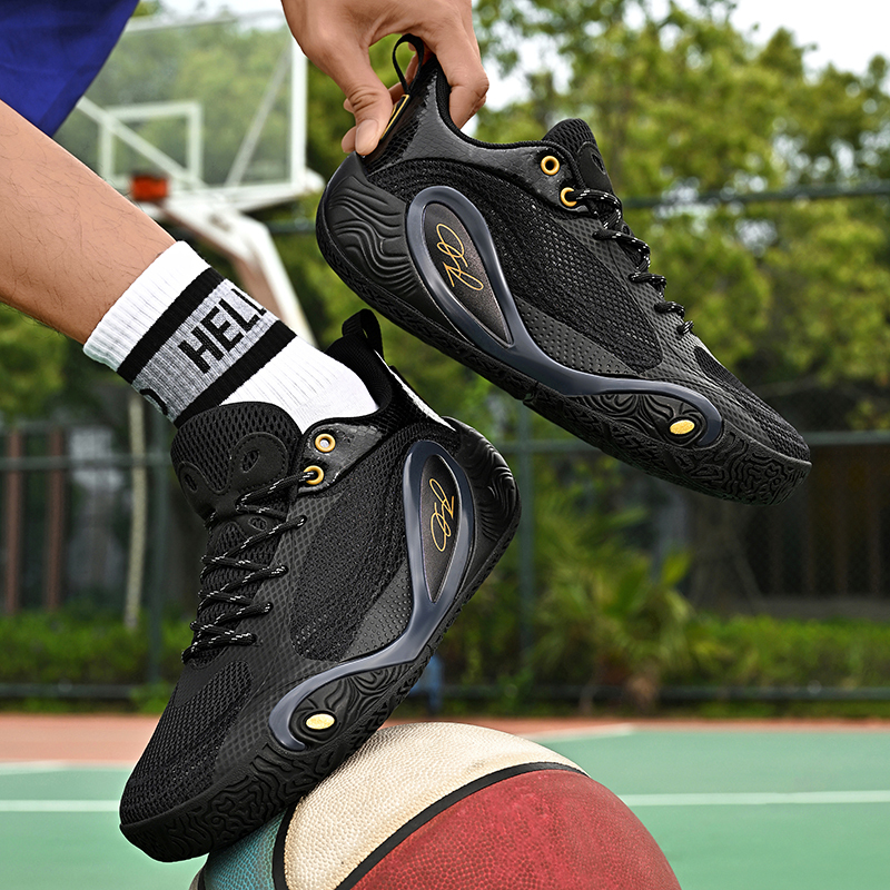 Russell Generation Basketball Shoes Men's Low-Top Breathable Shock-Absorbing Lightweight Rebound Practical Sneakers Student Children's Sports Shoes