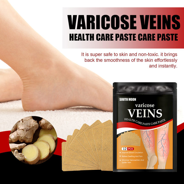 SouthMoon Vein Health Patch ບັນເທົາອາການອຸດຕັນຂອງເສັ້ນເລືອດຂອດໃນຕີນແລະເພີ່ມຄວາມເຢັນ compress vein patch ສຸຂະພາບ