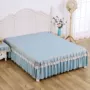 1.8m2 mét giường bedspread váy ngủ váy một mảnh giường trải giường nắp bảo vệ váy công chúa gió Hàn Quốc bông đôi - Váy Petti ga giường viền ren