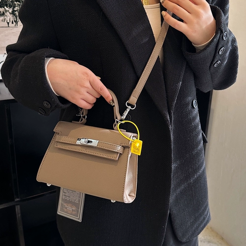 Небольшая сумка, сиреневая портативная сумка через плечо, премиум класс