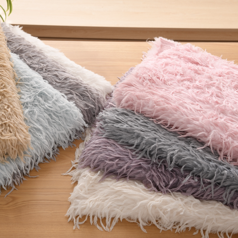 Jinle Fabric Long Plush Feather Velvet Rabbit Fur Clip Feather Handmade DIY Plush Toy Clothing Fabric