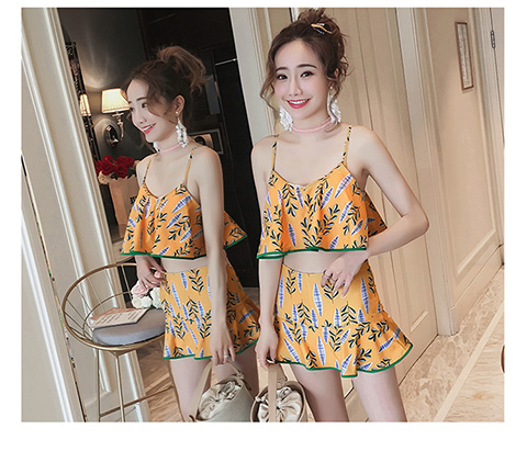 Váy mới chia áo tắm gợi cảm dễ thương hai mảnh thép tập hợp áo tắm spa đồ bơi nữ 9016 - Bộ đồ bơi hai mảnh áo 2 mảnh
