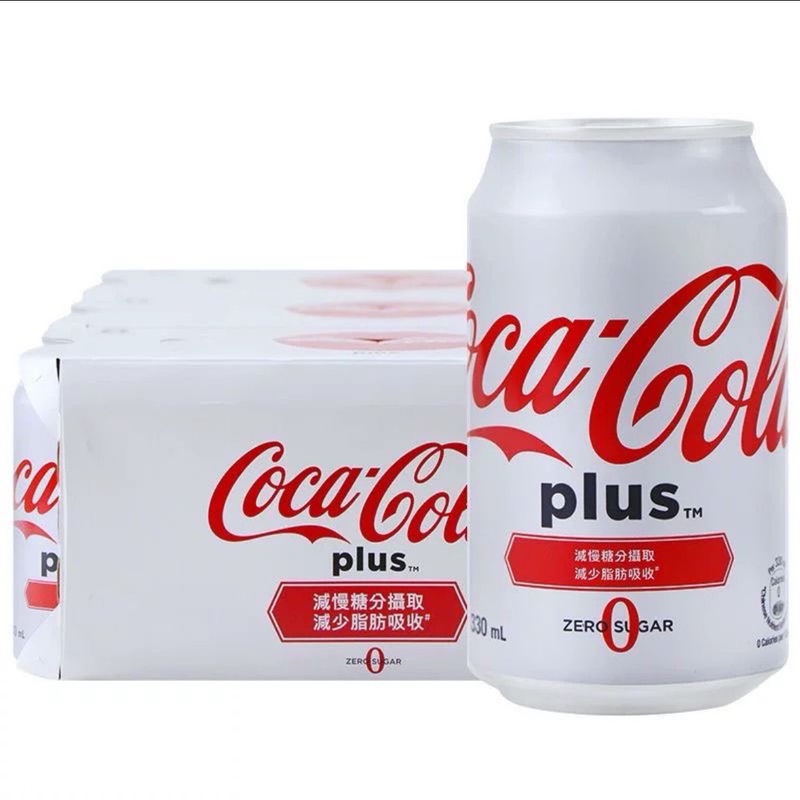 Hong Kong Imported Coca-Cola Soda 330ml*24 Cans Full Box Hong Kong Version Easy-Open Cans Plus Cola Carbonated Drink