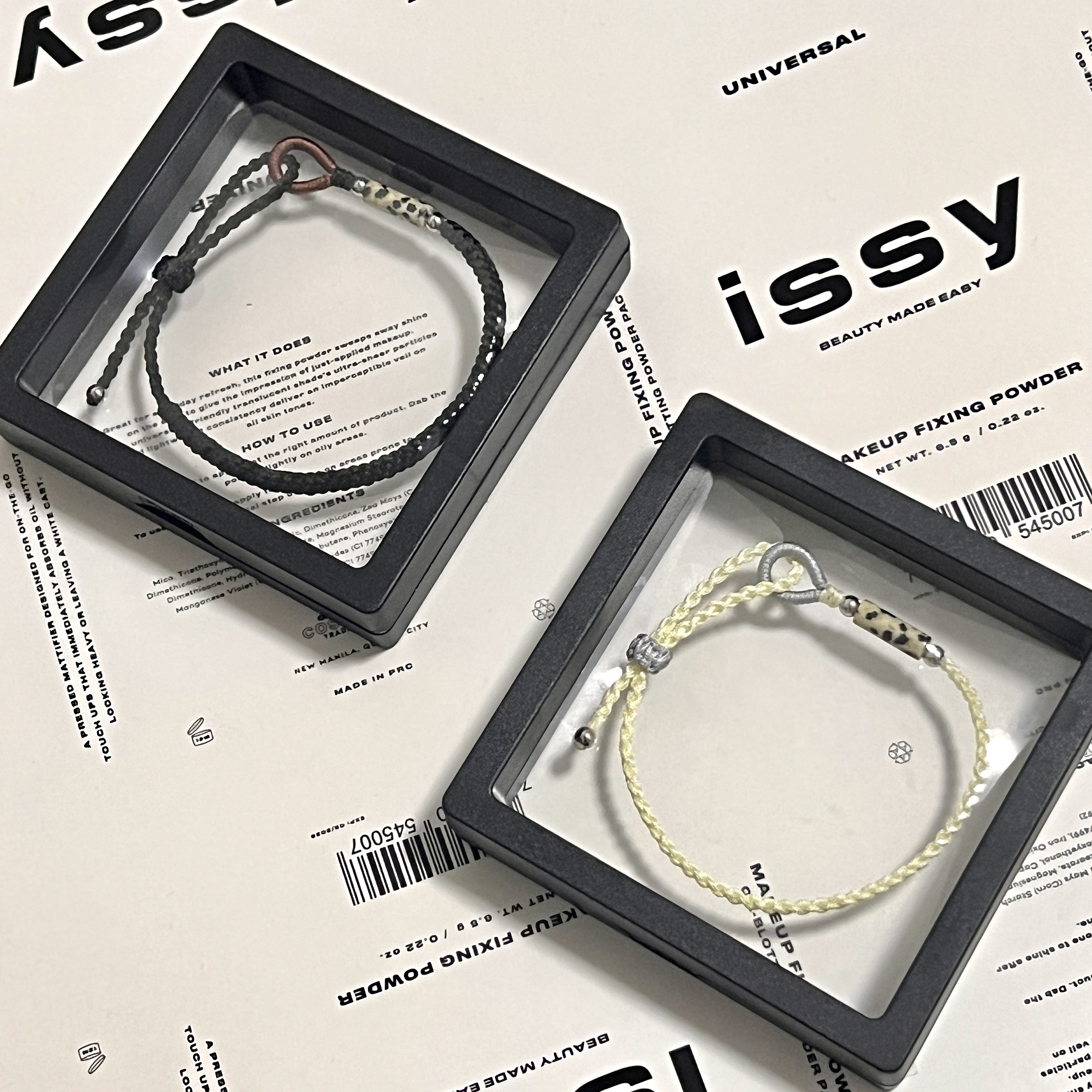 Natural Stone Lovers Hand Rope) Gold Fish Pond Pure Handmade Refined Lovers Bracelet Hand Rope Customizable-Taobao