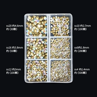 05#nail net net red pointed bottom Diamond Fantasy Lotus