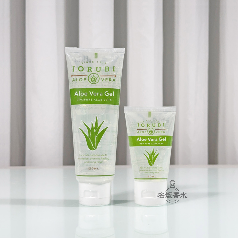 Jorubi Lu Mei Pure Aloe Vera Gel 120ml Imported from Singapore, Large Capacity, Moisturizing, Soothing, Repairing, No-Rinse