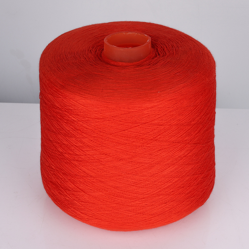 Factory Wholesale Polyester Sewing Thread Yarn 20S/2 in Red, Black and Other Colors 25kg Per Bag