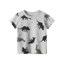 27kids boys cotton thin brand childrens clothing 2021 summer childrens short sleeve T-shirt baby clothes summer clothes