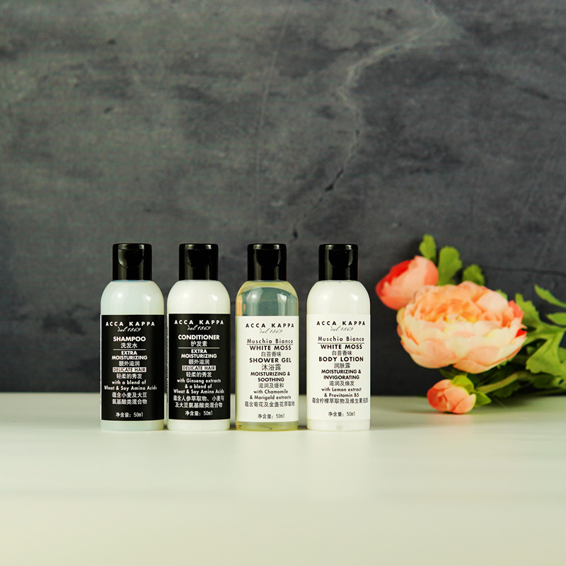 ACCA KAPPA white musk white moss scented shampoo shampoo lotion lotion lotion 50ml travel all four sets
