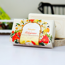 Italian imported SAPONIFICIO ferono daffodil and pomegranate flavor soap cleansing soap 250g