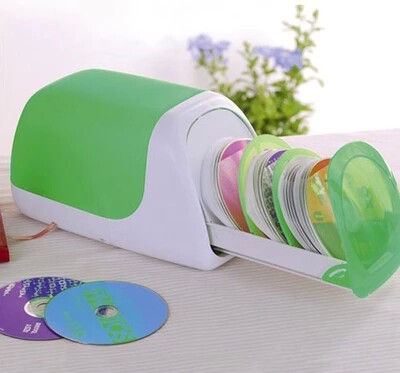 The locomotive automatically pops up creative CD box 60-piece CD storage box large-capacity disc storage