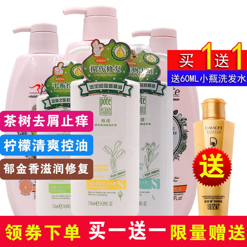 Bergiti shampoo with water tea tree lemon tulip clear and smooth control of oil to nourish small molecule amino acid shampoo Female